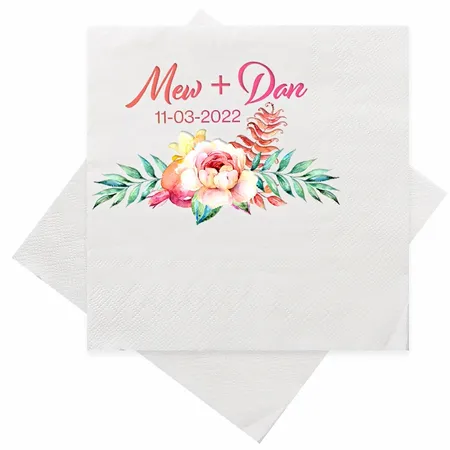 Custom Napkins - Custom Canvas Now