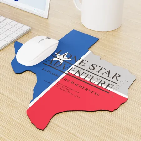 Custom Shape Die Cut Mouse Pad - Custom Canvas Now