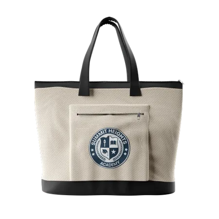 Cotton Zipper Tote Bag Cotton Zipper Tote Bag - Custom Canvas Now