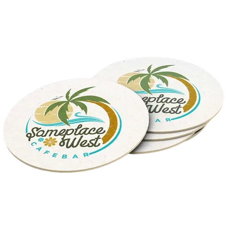 Super Absorbent Bar Coaster - Custom Canvas Now