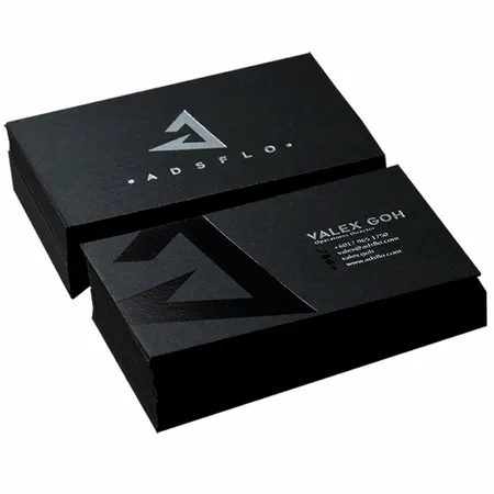 Embossed Gloss Business Cards - Custom Canvas Now