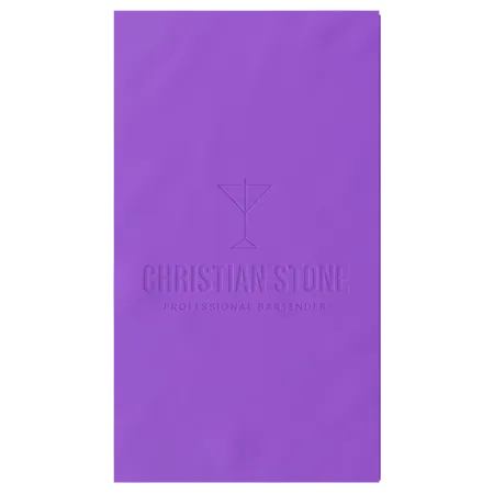 Custom Debossed Guest Towel Napkin - Custom Canvas Now