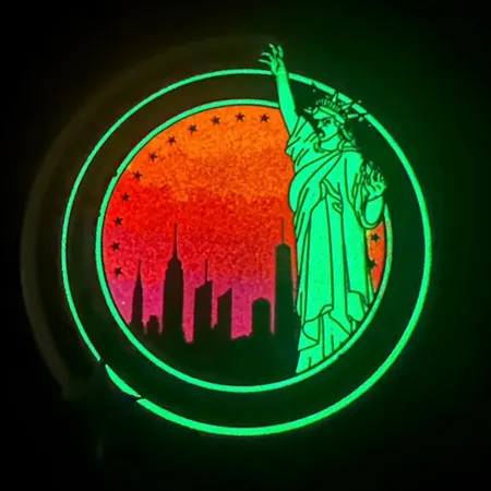 Glow In The Dark Badge Glow In The Dark Badge - Custom Canvas Now