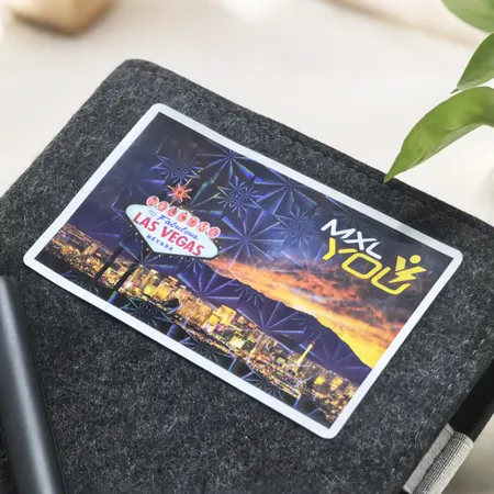 Snowflakes Hologram Stickers - Custom Canvas Now