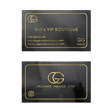 Foil Business Cards - Custom Canvas Now
