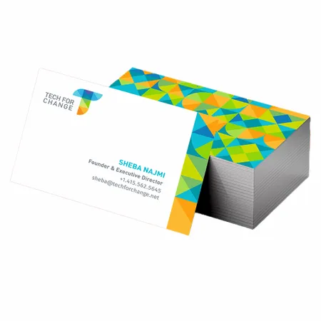Silk Business Cards - Custom Canvas Now