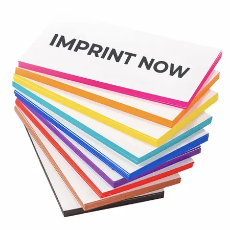 Painted Edge Business Cards - Custom Canvas Now
