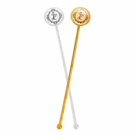 Metallic Acrylic Stir Sticks Metallic Acrylic Stir Sticks - Custom Canvas Now