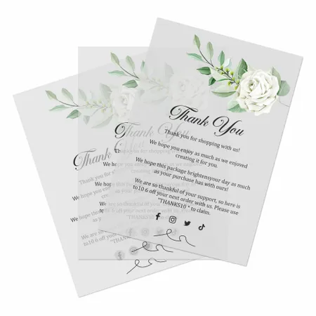 Transparent Cards - Custom Canvas Now