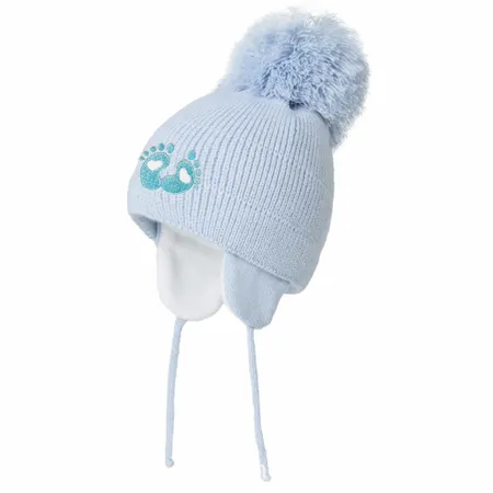 Kiddie Puff Acrylic Beanies with Earflaps - Custom Canvas Now