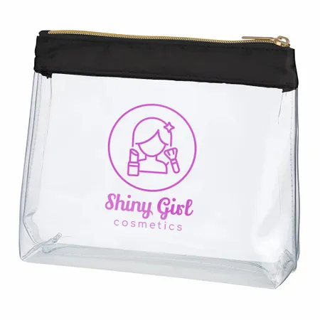 Advertising Sadie Satin Clear Cosmetic Bags Advertising Sadie Satin Clear Cosmetic Bags - Custom Canvas Now