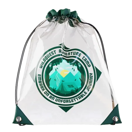 Custom Clear Drawstring Bag Custom Clear Drawstring Bag - Custom Canvas Now