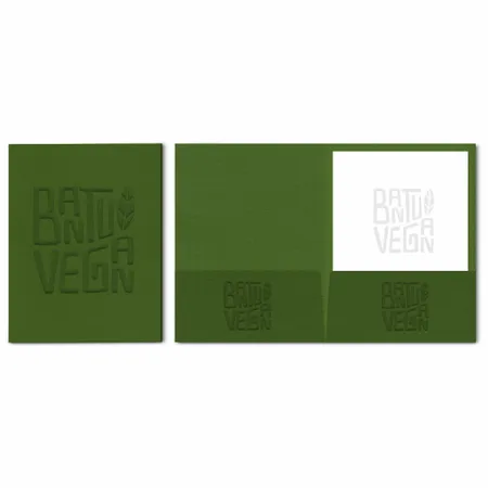Embossed Presentation Folder Embossed Presentation Folder - Custom Canvas Now