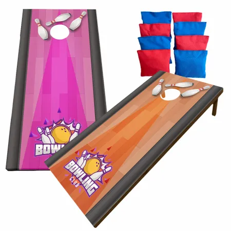 Wooden Cornhole Board Set Wooden Cornhole Board Set - Custom Canvas Now