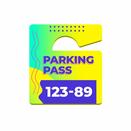 Small Parking Passes Small Parking Passes - Custom Canvas Now