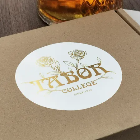 One Color Foil Stickers - Custom Canvas Now