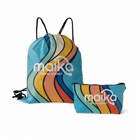 Drawstring Bag and Pouch Set Drawstring Bag and Pouch Set - Custom Canvas Now