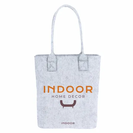 Recycled Felt Shopper Tote Recycled Felt Shopper Tote - Custom Canvas Now