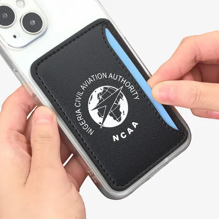 Leather Phone Wallet with Side Slit - Custom Canvas Now