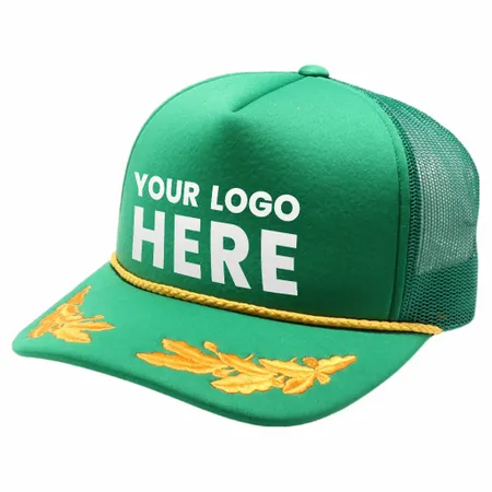 Pitbull Cambridge PB321 5 Panel Sponge Bay Leaf Hat - Custom Canvas Now