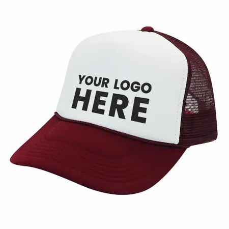 Nissun Foam Trucker Hat, 5 Panel Mesh Cap, Two Tone Colors - SPC - Custom Canvas Now