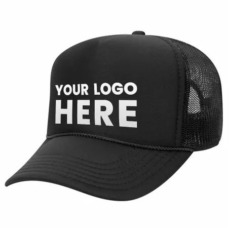 OTTO 32-467 5-Panel, Mid Profile Foam Trucker Hats, Mesh Back - Custom Canvas Now