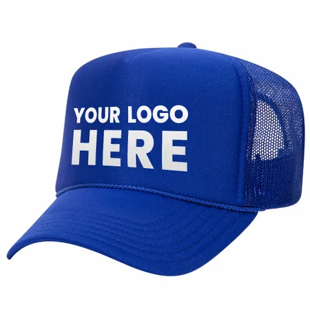 Otto 5-Panel High Crown Foam Trucker Hats, Mesh Back Cap - 39-165 - Custom Canvas Now