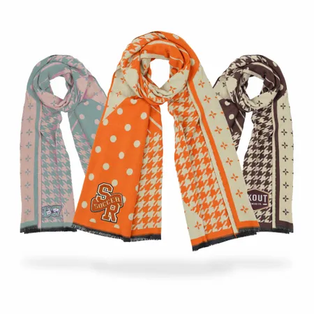 Cozy Cotton Polyester Scarves - Custom Canvas Now