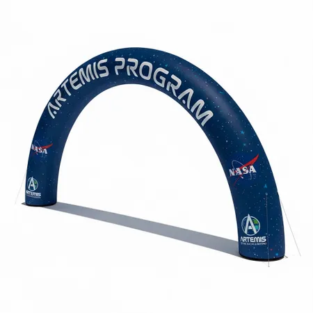 Inflatable Round Arches - Custom Canvas Now