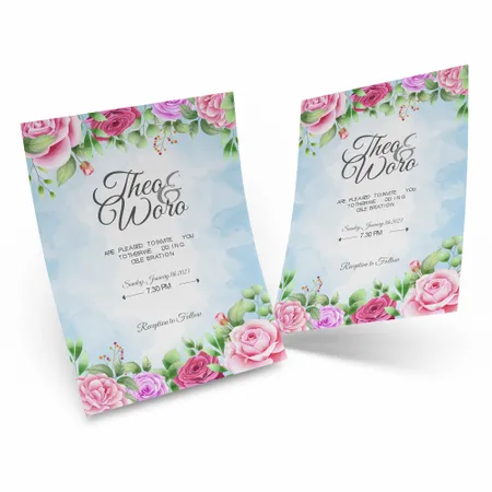 Floral Cards - Custom Canvas Now
