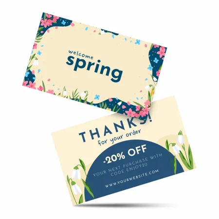 After Sales Card - Custom Canvas Now