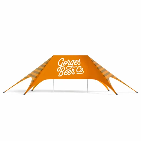 Double Pole Star Tent - Custom Canvas Now