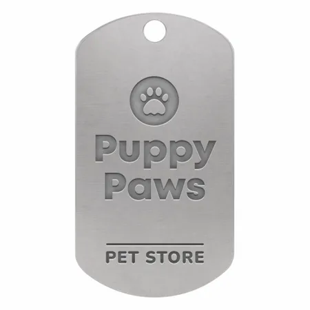 Die Struck Metal Dog Tags - Custom Canvas Now