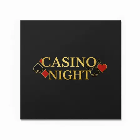 Casino Napkins - Custom Canvas Now