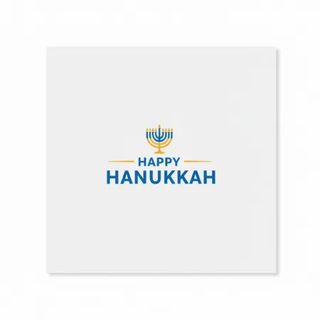 Hanukkah Napkins - Custom Canvas Now