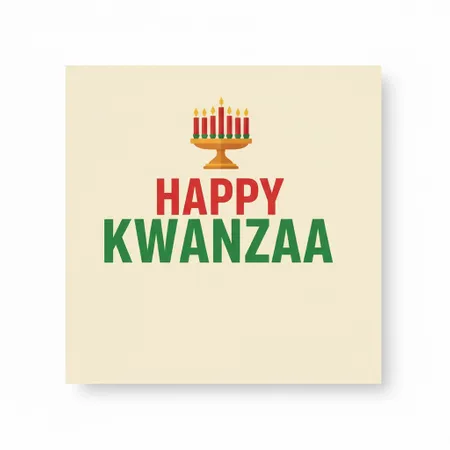 Kwanzaa Napkins - Custom Canvas Now