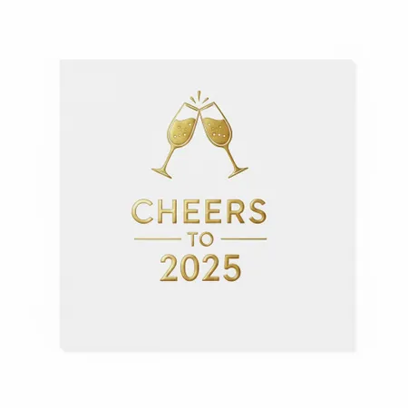 New Years Napkins - Custom Canvas Now