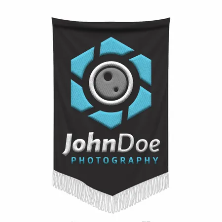 Embroidered Pennant - Custom Canvas Now