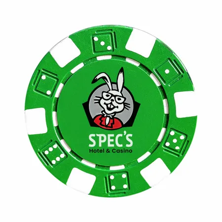 6 Stripe Custom Poker Chips - Custom Canvas Now