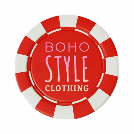 8 Stripe Custom Poker Chips - Inlay - Custom Canvas Now