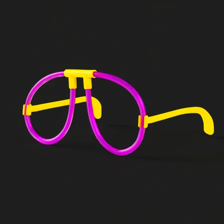 Neon Glasses - Custom Canvas Now