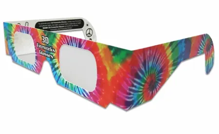 Paper 3D Fireworks Glasses - Custom Canvas Now