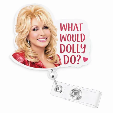 Custom Shape Acrylic Badge Reel