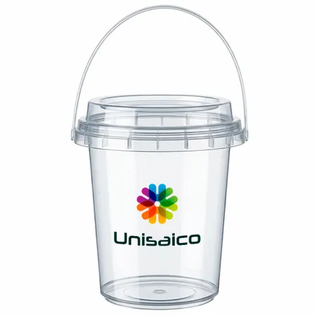 Premium Transparent Drink Buckets - Custom Canvas Now