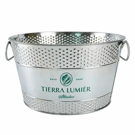 Galvanized Beverage & Ice Buckets - Custom Canvas Now