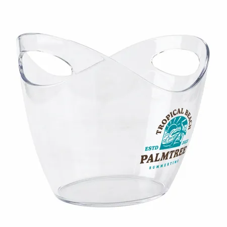 Curved Dual-Handle Drink Buckets - Custom Canvas Now
