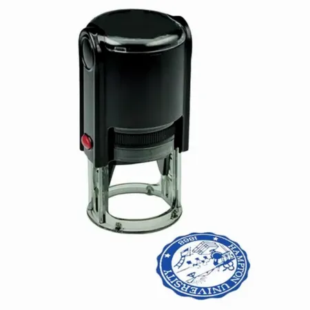 Round Self-Inking Stamps - Custom Canvas Now
