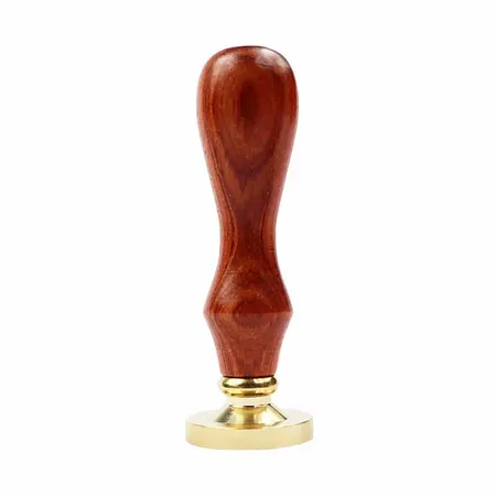 Pearwood Handle Wax Seal Stamps - Custom Canvas Now