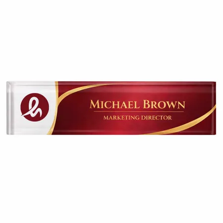 Acrylic Desktop Name Badges - Custom Canvas Now
