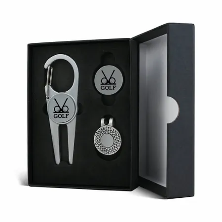 Deluxe Golf Divot Tool Set with Ball Markers - Custom Canvas Now